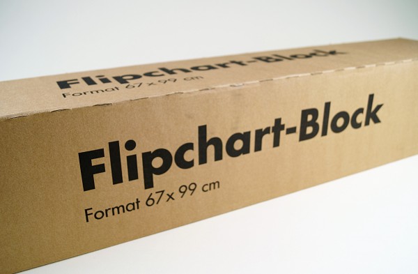 Multipack Flipchartpapier 5 Blöcke á 20 Blatt / 2-in-1 (blanko/kariert)